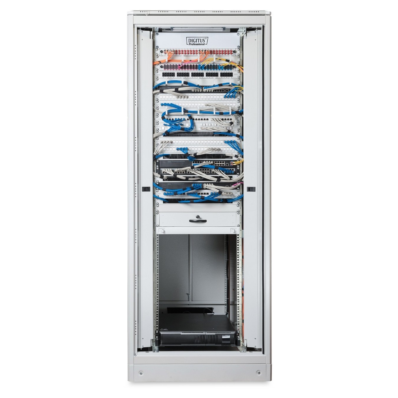 DIGITUS Network Rack Unique 36U 1787x800x800 mm Gray - Floor Standing — Buy in Cyprus with Fast Delivery