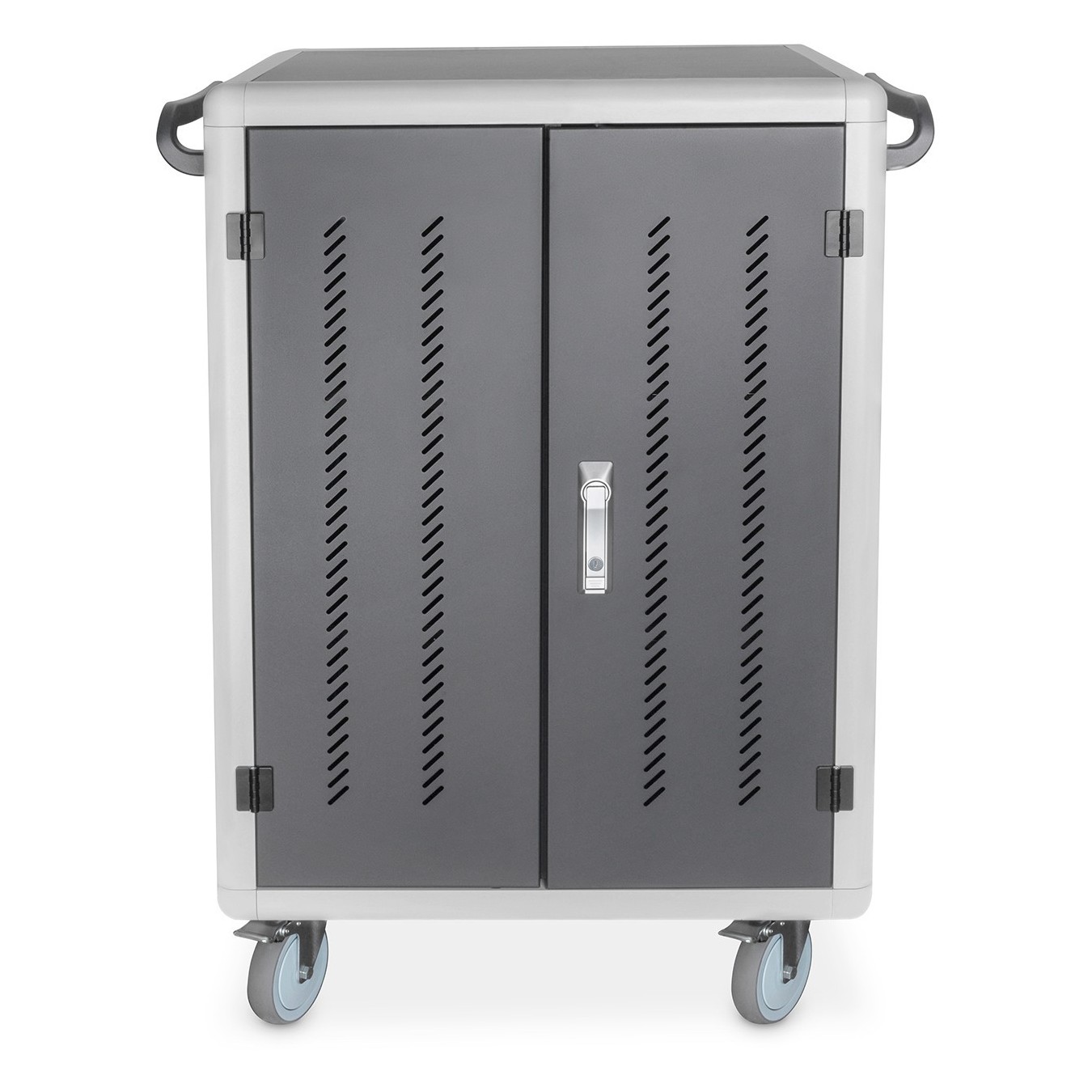 Digitus Freestanding Charging Trolley for 30 Notebooks/Tablets up to 15.6" USB-A Fan - Black