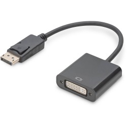 Buy DIGITUS Active DisplayPort to DVI Adapter - Mini DP to DVI-I - 0.15 m - Black in Cyprus, Nicosia, Limassol, Larnaka, Pafos