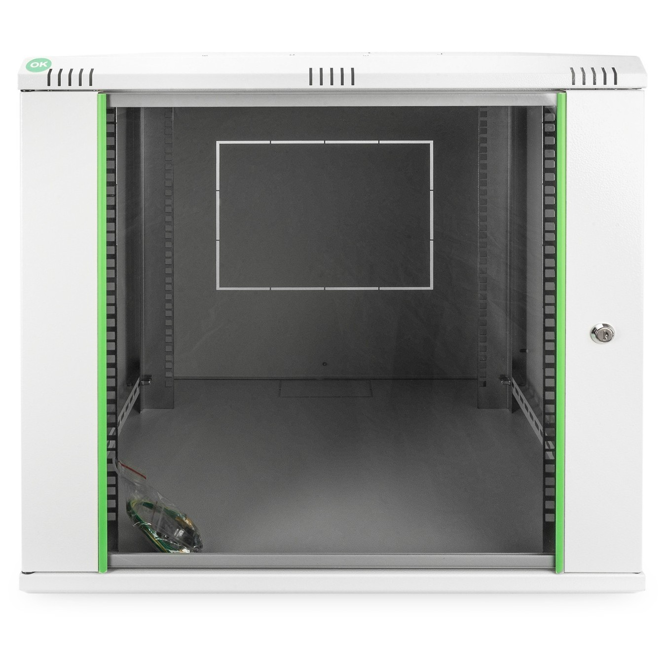 Digitus Wall-Mount Cabinet - 12U 611x600x600mm - Grey (RAL 7035) — Buy in Cyprus with Fast Delivery