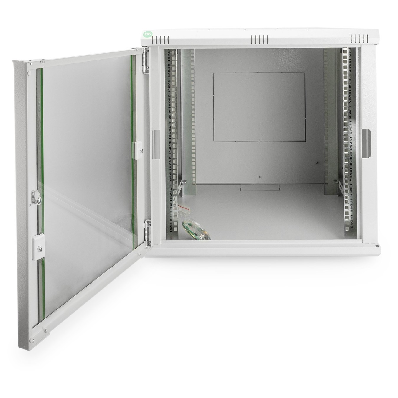 Digitus Wall-Mount Cabinet - 12U 611x600x600mm - Grey (RAL 7035) — Buy in Cyprus with Fast Delivery