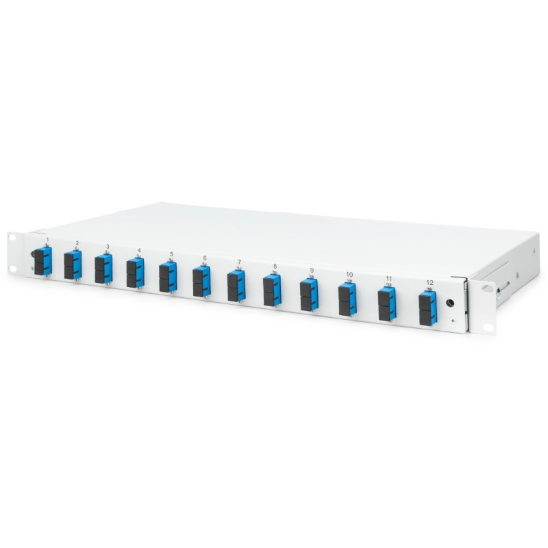 Buy Digitus Fiber Optic Splice Box 1U 12x SC OS2 Grey - Box - (Grey, Steel, OS2) in Cyprus, Nicosia, Limassol, Larnaka, Pafos