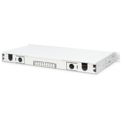 Buy Digitus Fiber Optic Splice Box 1U 12x SC OS2 Grey - Box - (Grey, Steel, OS2) in Cyprus, Nicosia, Limassol, Larnaka, Pafos