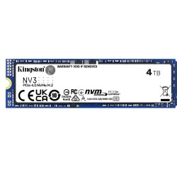 Kingston NV3 4TB M.2 NVMe SSD - PCIe Gen4 x4 6000/5000 MB/s - SNV3S/4000G (Boxed) — Buy in Cyprus with Fast Delivery