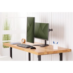 Buy Monitor Desk Mount for 2 Monitors - DA-90401 - Dual Arm, 15-32 inch, 8 kg/ar... in Cyprus, Nicosia, Limassol, Larnaka, Pafos