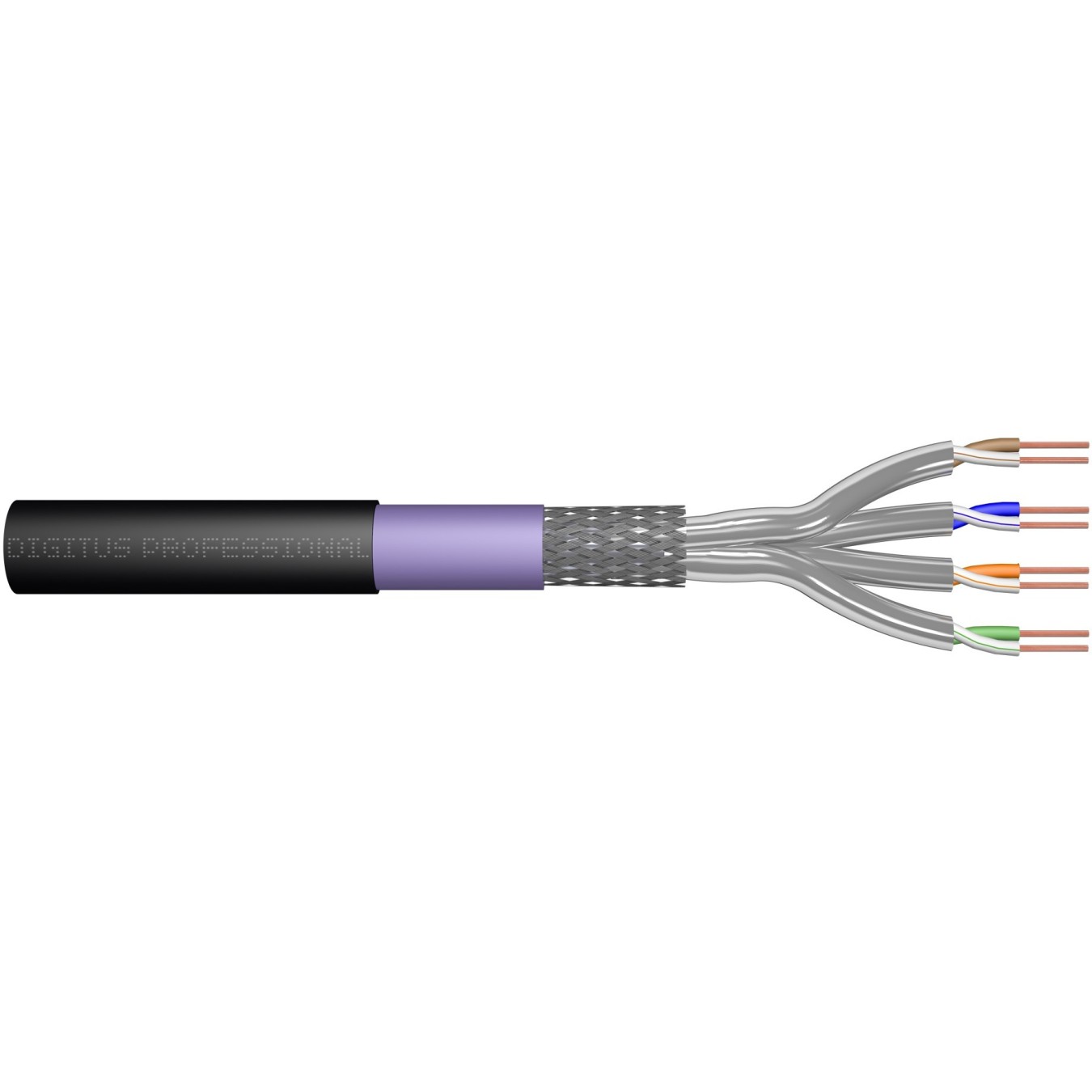 DIGITUS CAT.7 S/FTP Shielded Underground Cable - Gray - 100 m — Buy in Cyprus with Fast Delivery