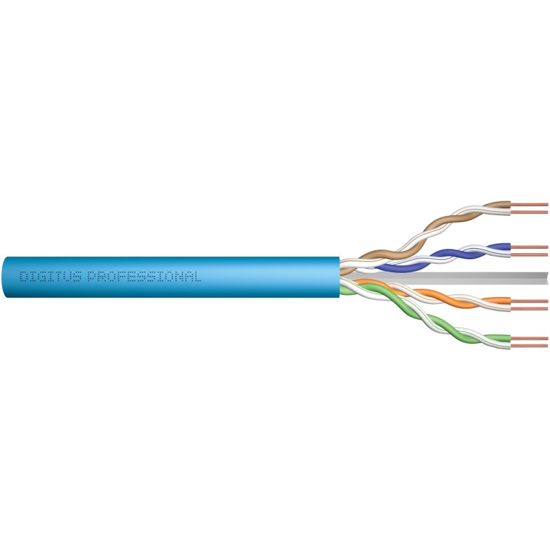 Buy DIGITUS Instal-kab Cat6a U/UTP Cable 305 m - Blue in Cyprus, Nicosia, Limassol, Larnaka, Pafos