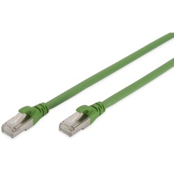 Buy DIGITUS CAT6A S/FTP Patch Cable PUR (TPU) 15 m Green in Cyprus, Nicosia, Limassol, Larnaka, Pafos