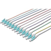 DIGITUS LWL Pigtails LC simplex OM3 2.00 m - Multicolor, 12 pcs — Buy in Cyprus with Fast Delivery