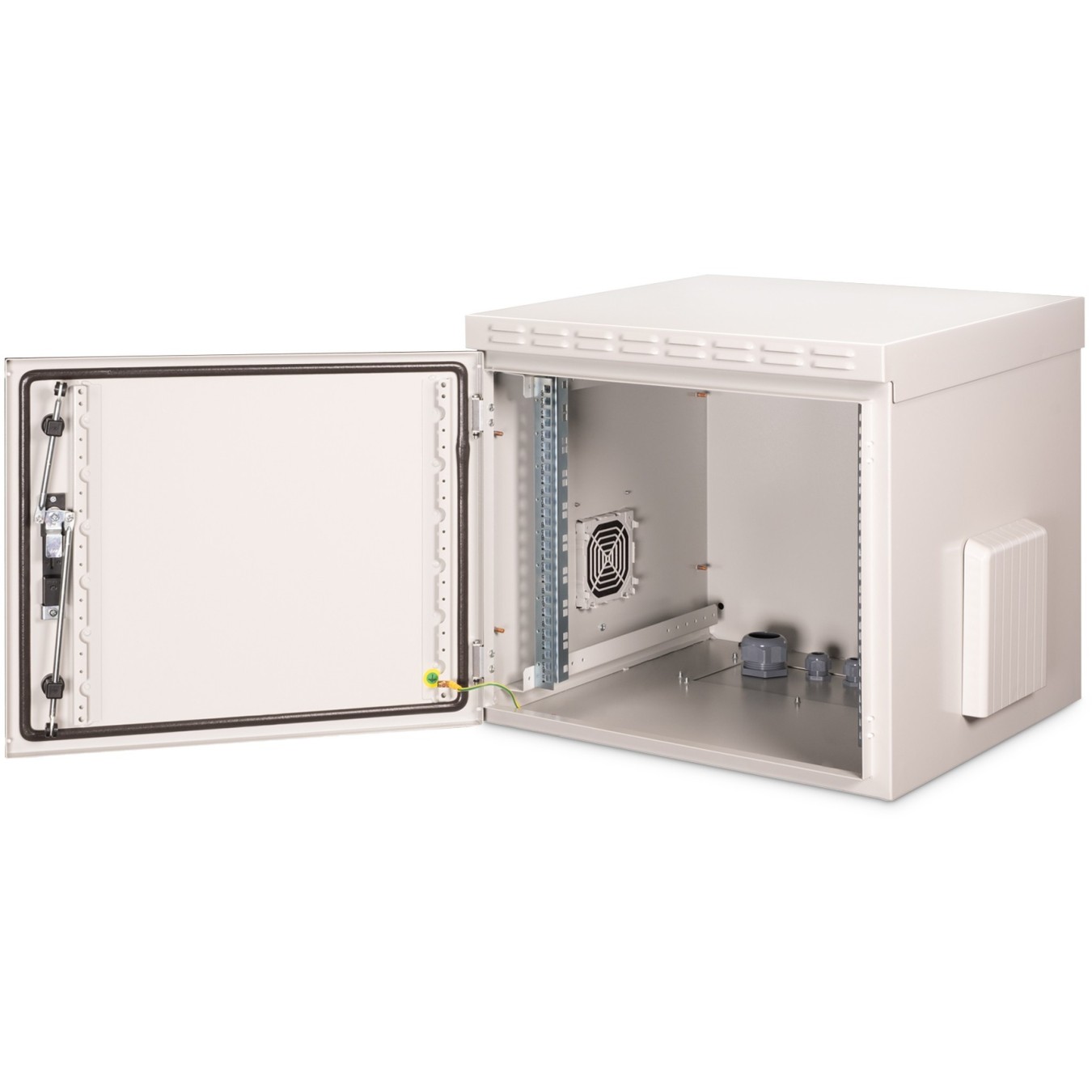 Wall-Mounted Cabinet Outdoor IP55 579x600x600 mm Grey (RAL 7035) DIGITUS Professional — Buy in Cyprus with Fast Delivery