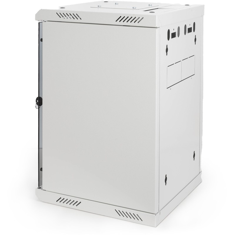 Buy DIGITUS 254 mm (10\") and 482.6 mm (19\") Kombi Wall-Mount Cabinet - 10U, Gr... in Cyprus, Nicosia, Limassol, Larnaka, Pafos