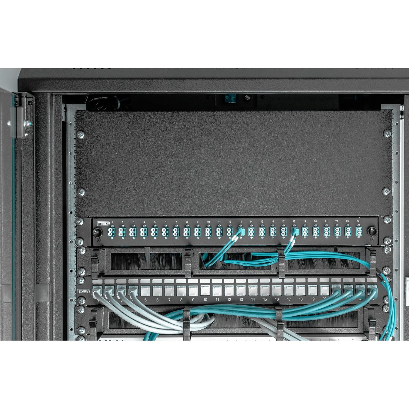 DIGITUS 4U Blank Panel 483 mm Black - Blind Cover Plate (Rack) - Characteristics (Black) — Buy in Cyprus with Fast Delivery