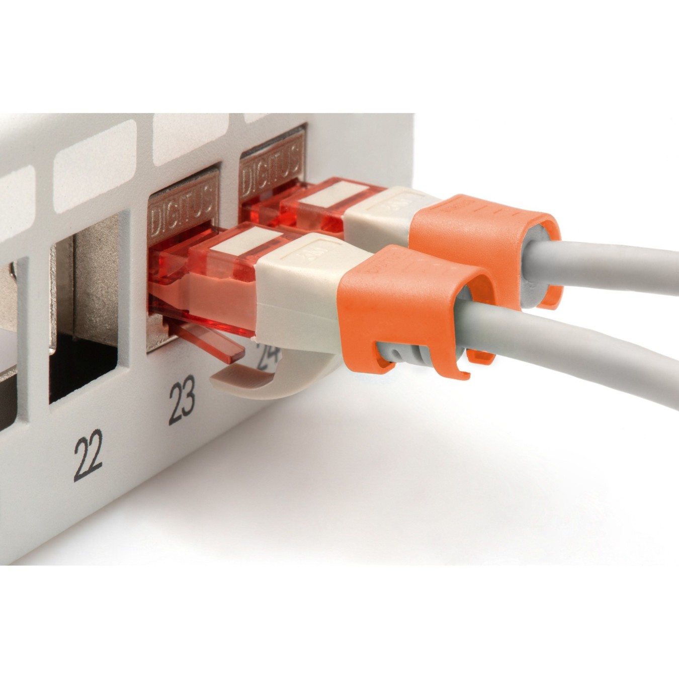 Digitus Color Coding Clips for Patch Cables - Orange - 100 pcs — Buy in Cyprus with Fast Delivery