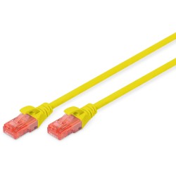 Buy DIGITUS Patchkabel RJ45 U/UTP Cat6 3.00m - Yellow (3 m, Cat6, UTP, RJ-45, St... in Cyprus, Nicosia, Limassol, Larnaka, Pafos