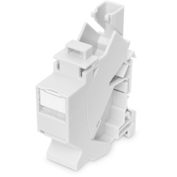 Buy Digitus DIN Rail Keystone Module Adapter IP20 Labeling - White, RJ-45 in Cyprus, Nicosia, Limassol, Larnaka, Pafos