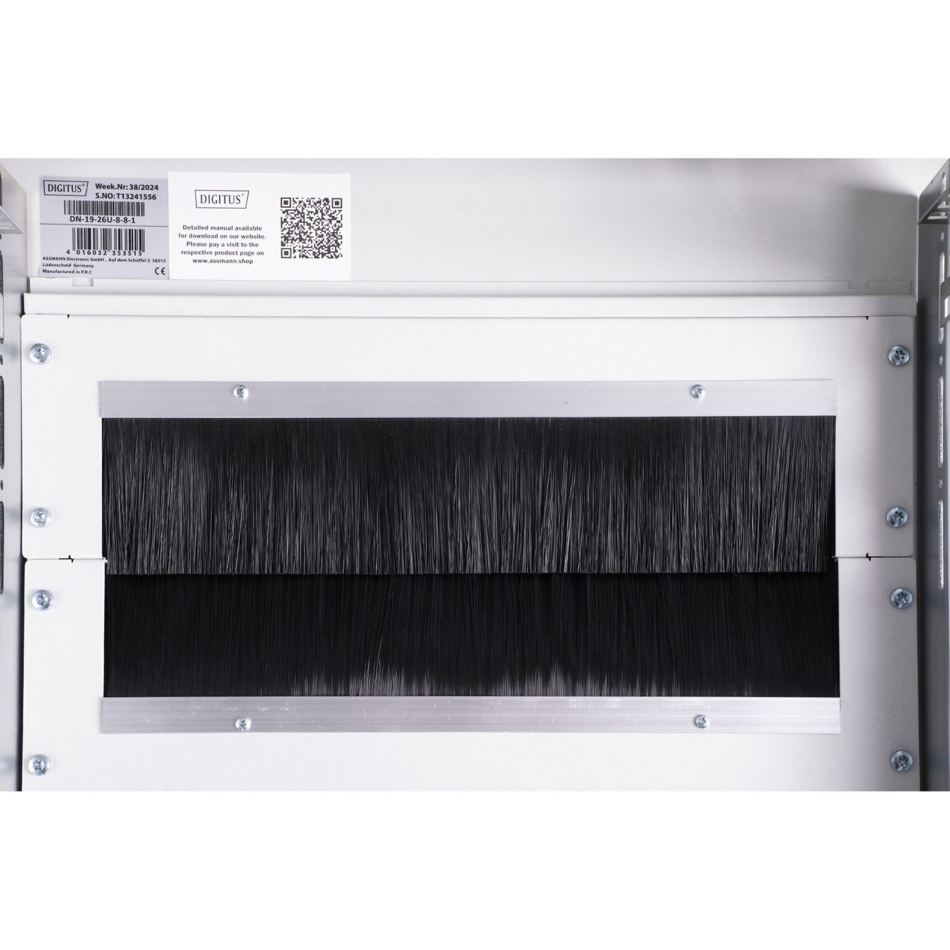 DIGITUS Netzwerkschrank Unique 26HE 1342x800x800 mm Grey - Unique 26HE - Grey, 1342x800x800 mm
