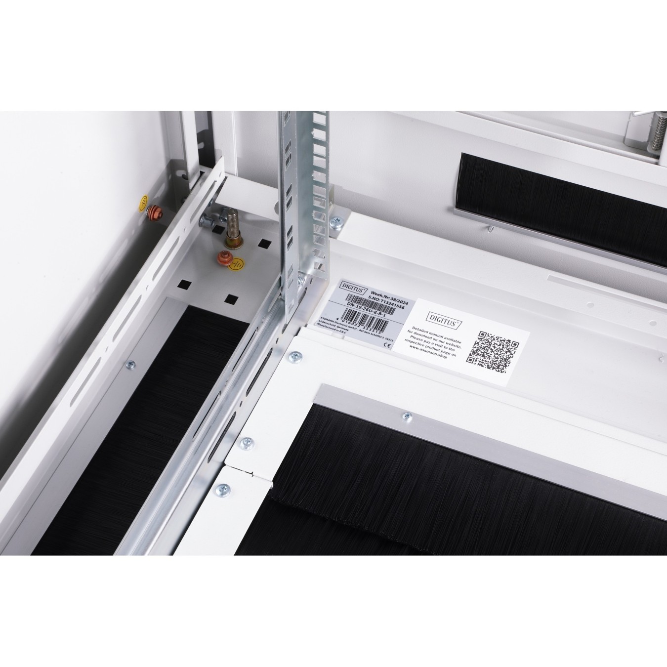 DIGITUS Netzwerkschrank Unique 26HE 1342x800x800 mm Grey - Unique 26HE - Grey, 1342x800x800 mm