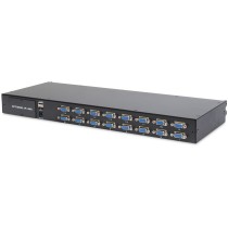 DIGITUS 19" KVM Console TFT - 1U, 16-Port VGA, Black German QWERTZ Keyboard — Buy in Cyprus with Fast Delivery