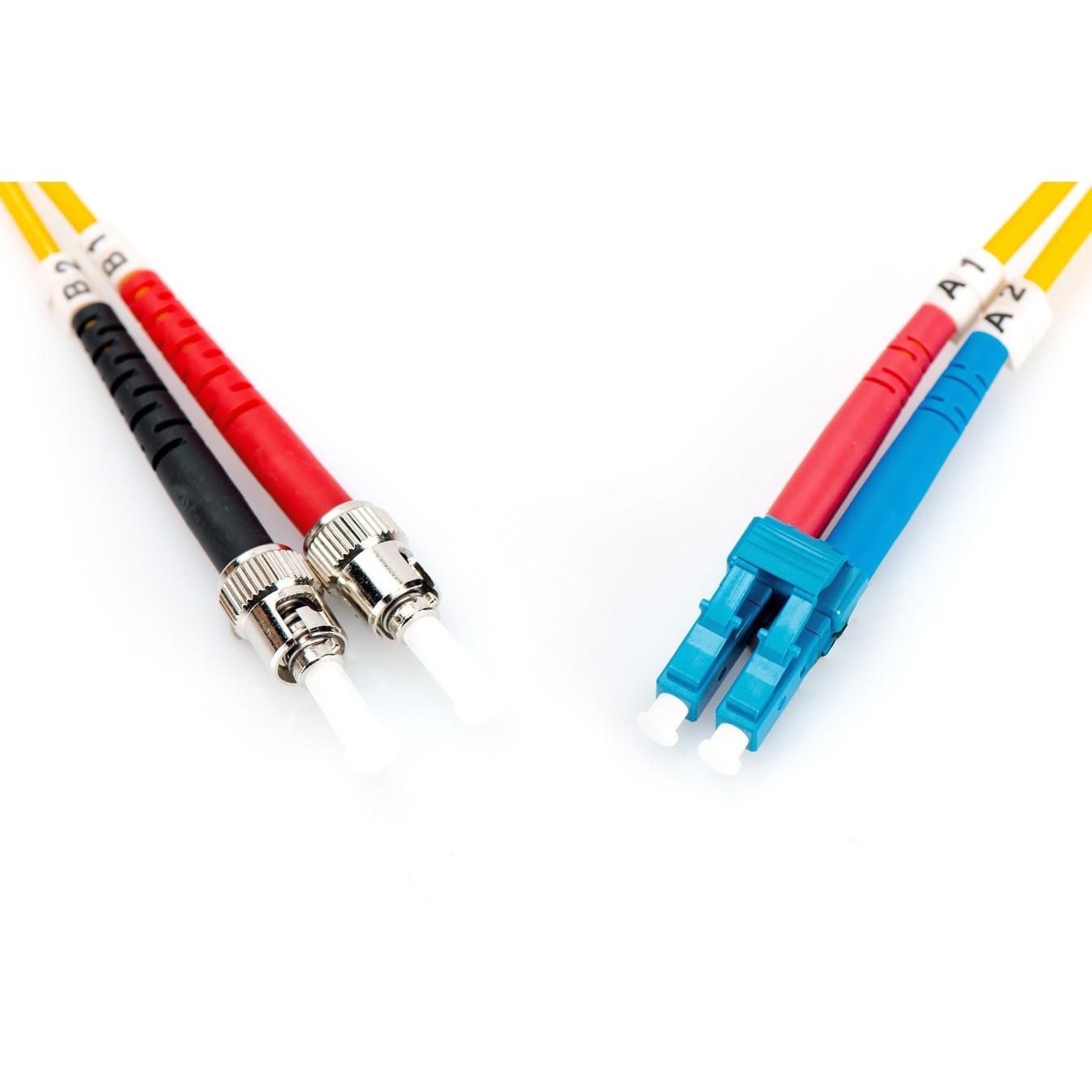 Digitus LWL Patchkabel LC to ST - 1.0 m - OS2 Singlemode, Yellow, Duplex — Buy in Cyprus with Fast Delivery