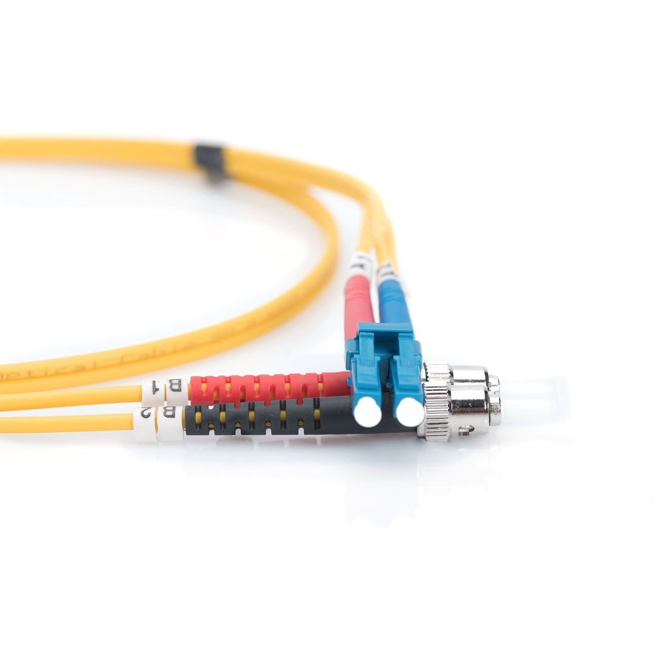Digitus LWL Patchkabel LC to ST - 1.0 m - OS2 Singlemode, Yellow, Duplex — Buy in Cyprus with Fast Delivery