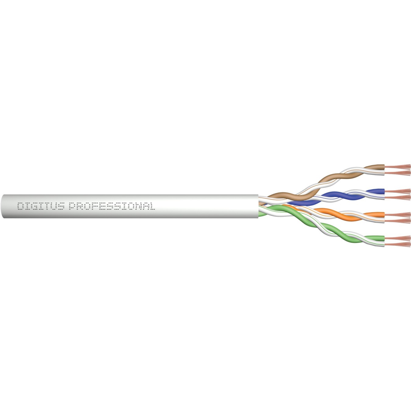 DIGITUS CAT5e U/UTP Patch Cable - Grey - 26 AWG, 305 m — Buy in Cyprus with Fast Delivery