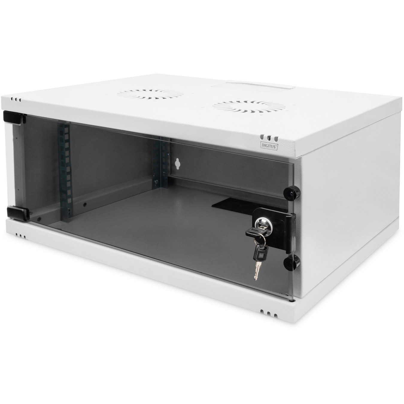 DIGITUS SOHO 4U Wall Mount Cabinet - 540x400x241 mm - Grey - Unmounted — Buy in Cyprus with Fast Delivery