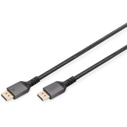 Buy Digitus DisplayPort Cable 1m Aluminum 8K Black in Cyprus, Nicosia, Limassol, Larnaka, Pafos