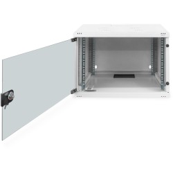 Buy Digitus SOHO Wall-Mount Cabinet 19" 7U 370x540x400mm Glass Door Grey (RAL 70... in Cyprus, Nicosia, Limassol, Larnaka, Pafos