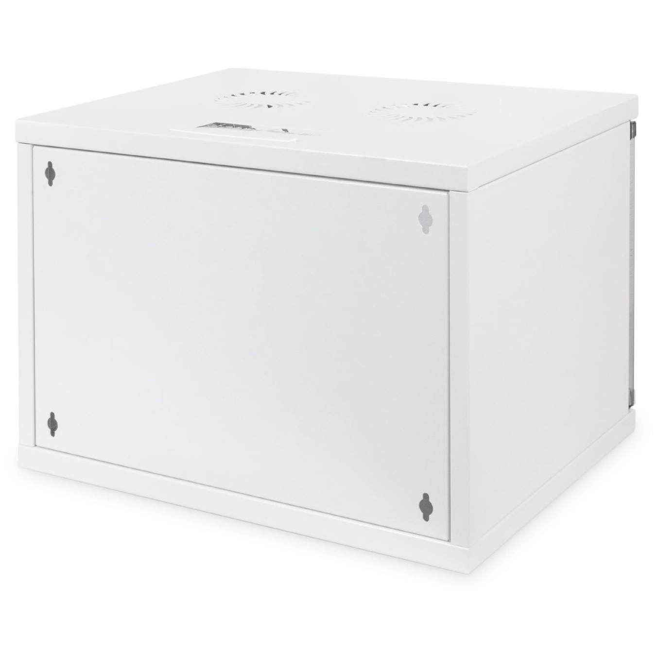 Digitus SOHO Wall-Mount Cabinet 19" 7U 370x540x400mm Glass Door Grey (RAL 7035) Unassembled — Buy in Cyprus with Fast Delivery