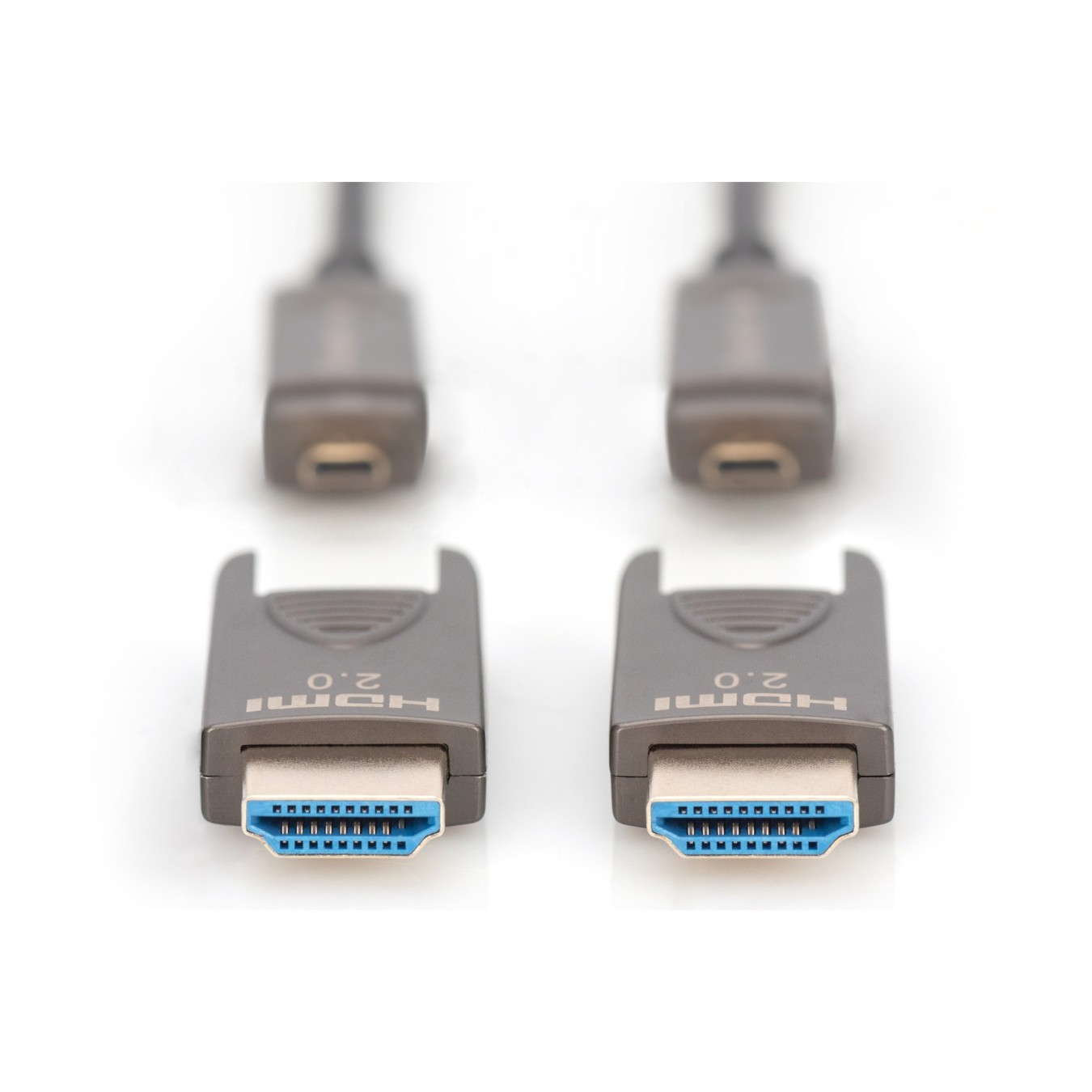Digitus HDMI AOC Hybrid Fiber Optic Cable 4K, removable plug, 15 m - Black — Buy in Cyprus with Fast Delivery