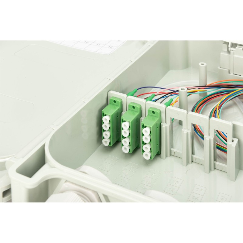 Buy DIGITUS FTTH Box OS2 12 Fibers LC APC - Characteristics (12 LC APC ports, ru... in Cyprus, Nicosia, Limassol, Larnaka, Pafos