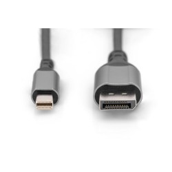 Buy DIGITUS DisplayPort Cable Mini DP to DP 8K 2m - Black in Cyprus, Nicosia, Limassol, Larnaka, Pafos