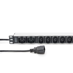 Buy Steckdosenleiste Aluminium PDU 1U - DIGITUS - 16A 230VAC 50-60Hz, 8x C13, 2x... in Cyprus, Nicosia, Limassol, Larnaka, Pafos