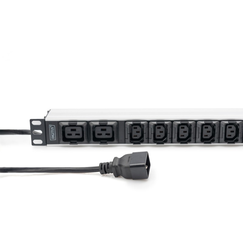 Buy Steckdosenleiste Aluminium PDU 1U - DIGITUS - 16A 230VAC 50-60Hz, 8x C13, 2x... in Cyprus, Nicosia, Limassol, Larnaka, Pafos