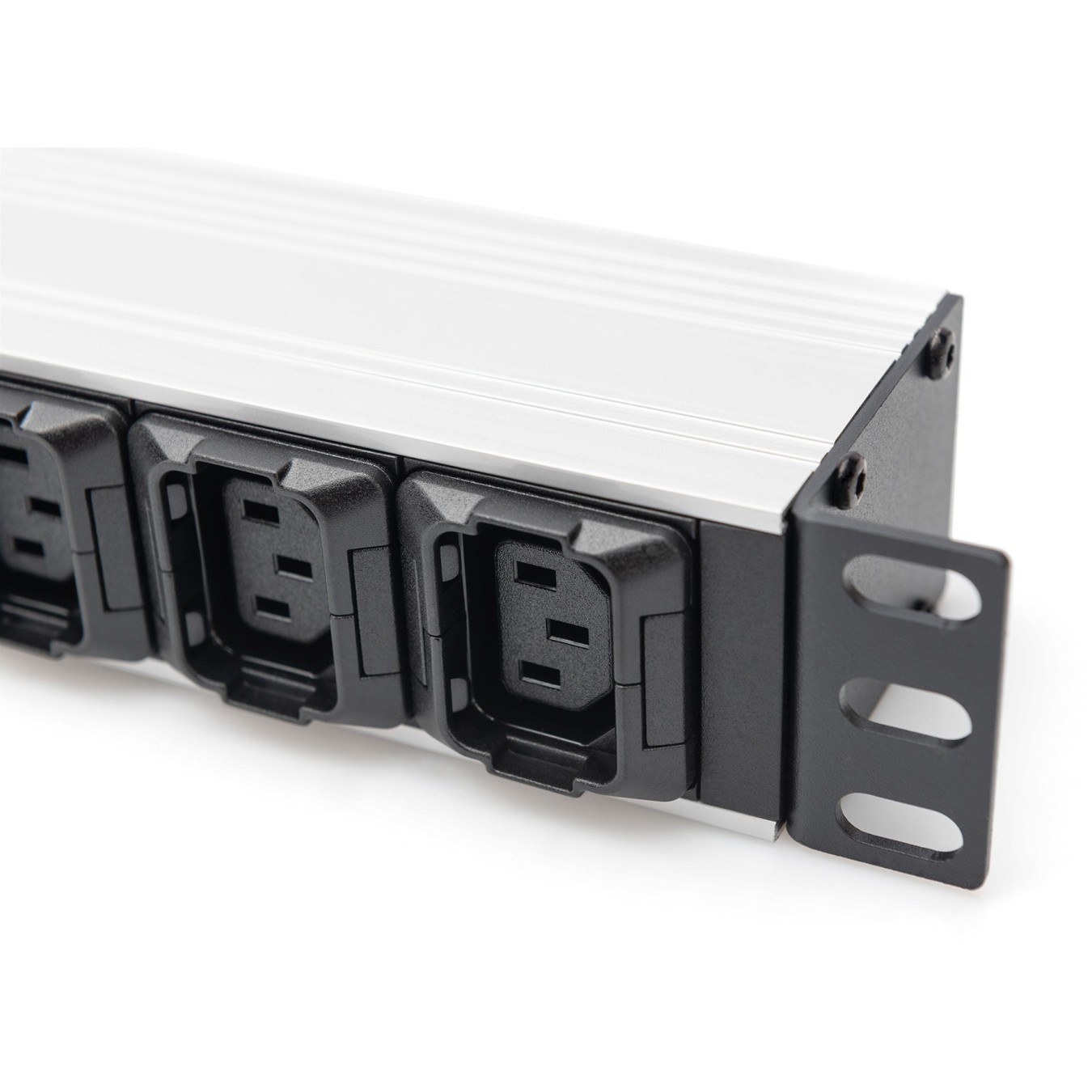 Steckdosenleiste Aluminium PDU 1U - DIGITUS - 16A 230VAC 50-60Hz, 8x C13, 2x C19, 2 m cable — Buy in Cyprus with Fast Delivery