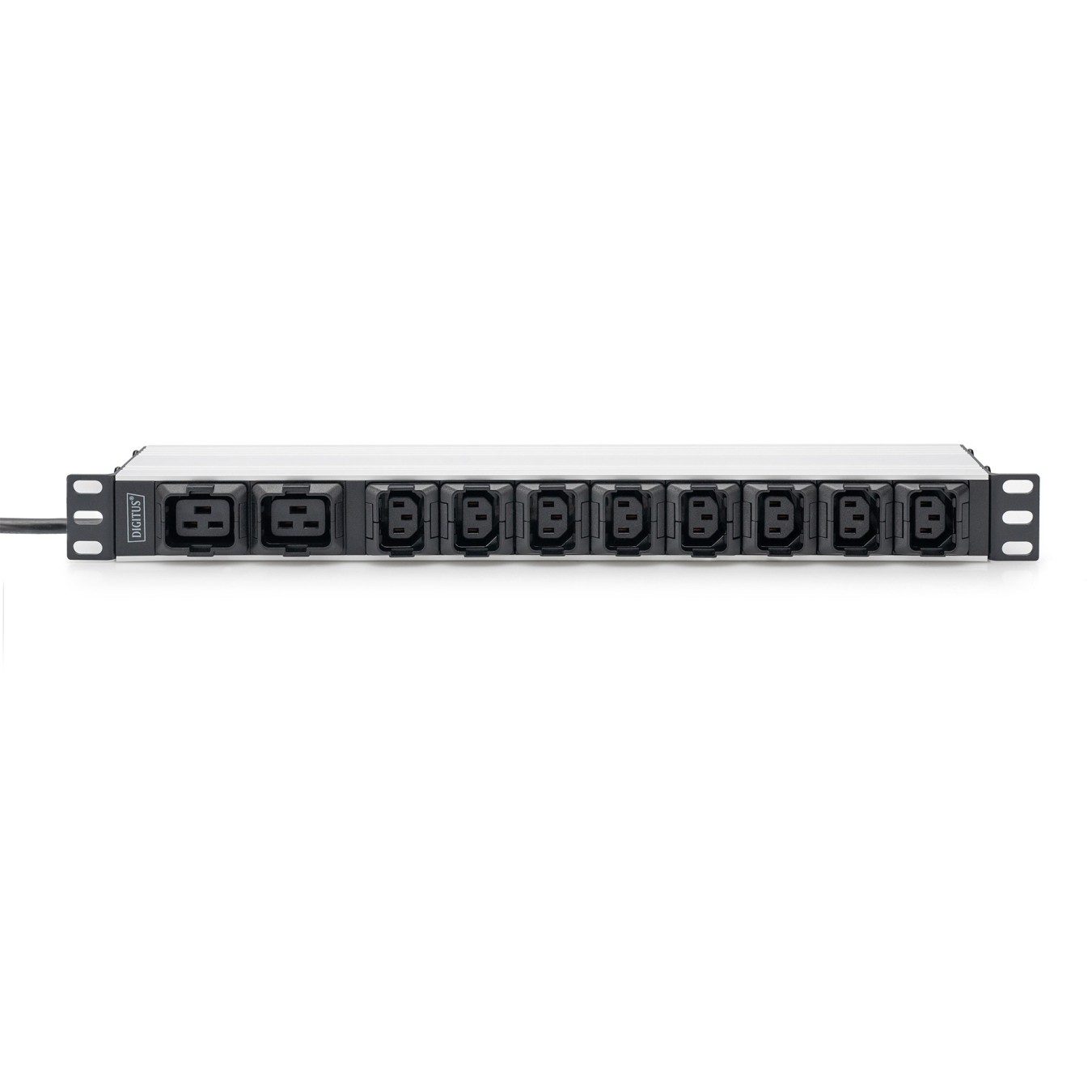 Steckdosenleiste Aluminium PDU 1U - DIGITUS - 16A 230VAC 50-60Hz, 8x C13, 2x C19, 2 m cable — Buy in Cyprus with Fast Delivery