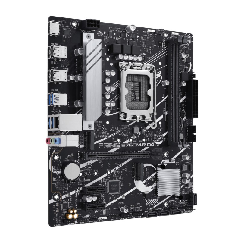 Buy ASUS Prime B760M-R D4 - LGA1700 Micro-ATX Motherboard - Intel B760, DDR4, Up... in Cyprus, Nicosia, Limassol, Larnaka, Pafos