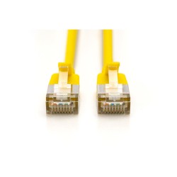 Buy DIGITUS Patch Cable CAT 6A F FTP Slim 0.50m - Yellow in Cyprus, Nicosia, Limassol, Larnaka, Pafos