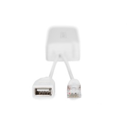 Buy DIGITUS USB-A 5V PoE Splitter - White, 0.124 m cable, IP40, 0-40 °C in Cyprus, Nicosia, Limassol, Larnaka, Pafos