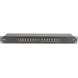 Buy DIGITUS Patchpanel 1U 16-Port Cat6 Shielded - Black in Cyprus, Nicosia, Limassol, Larnaka, Pafos