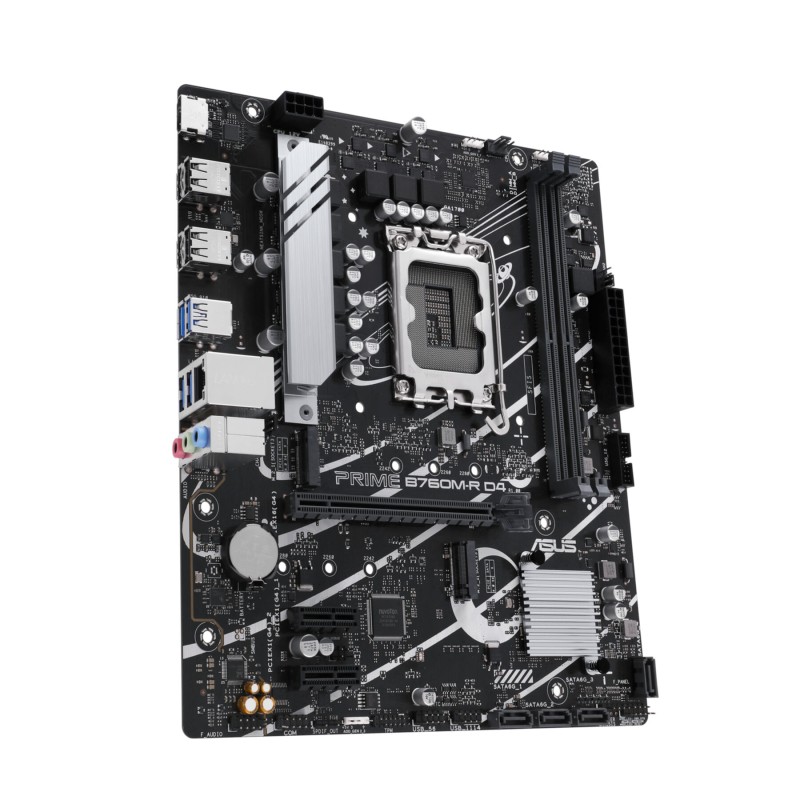 Buy ASUS Prime B760M-R D4 - LGA1700 Micro-ATX Motherboard - Intel B760, DDR4, Up... in Cyprus, Nicosia, Limassol, Larnaka, Pafos