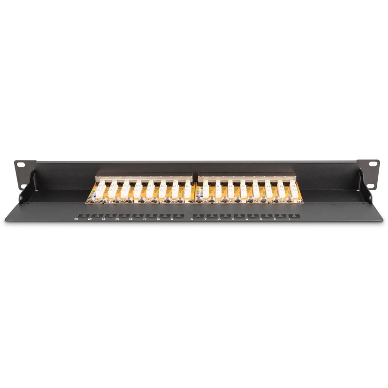 Buy DIGITUS Patchpanel 1U 16-Port Cat6 Shielded - Black in Cyprus, Nicosia, Limassol, Larnaka, Pafos