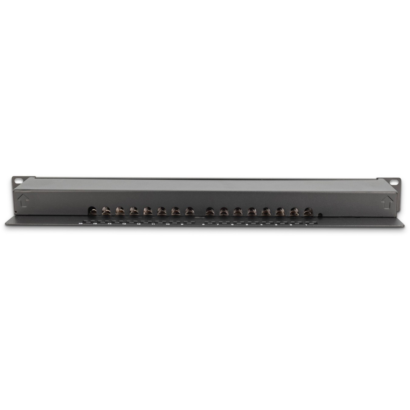 DIGITUS Patchpanel 1U 16-Port Cat6 Shielded - Black — Buy in Cyprus with Fast Delivery