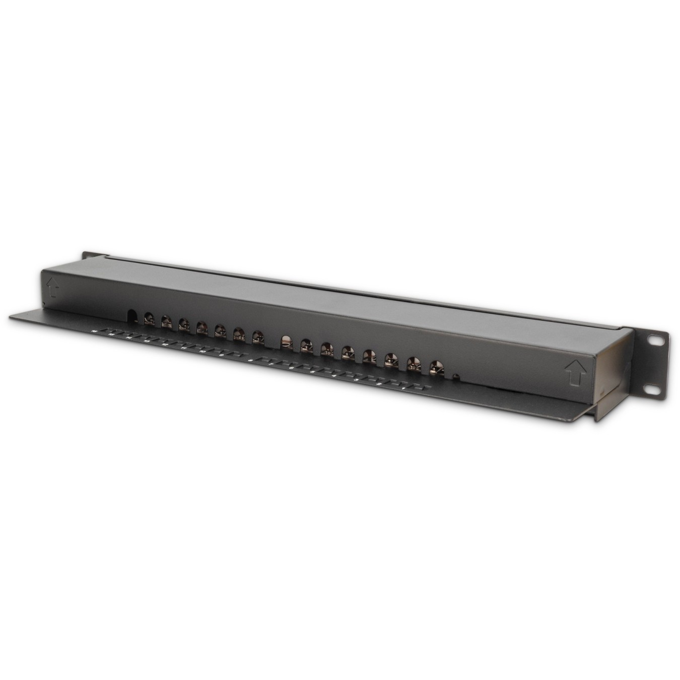 DIGITUS Patchpanel 1U 16-Port Cat6 Shielded - Black — Buy in Cyprus with Fast Delivery