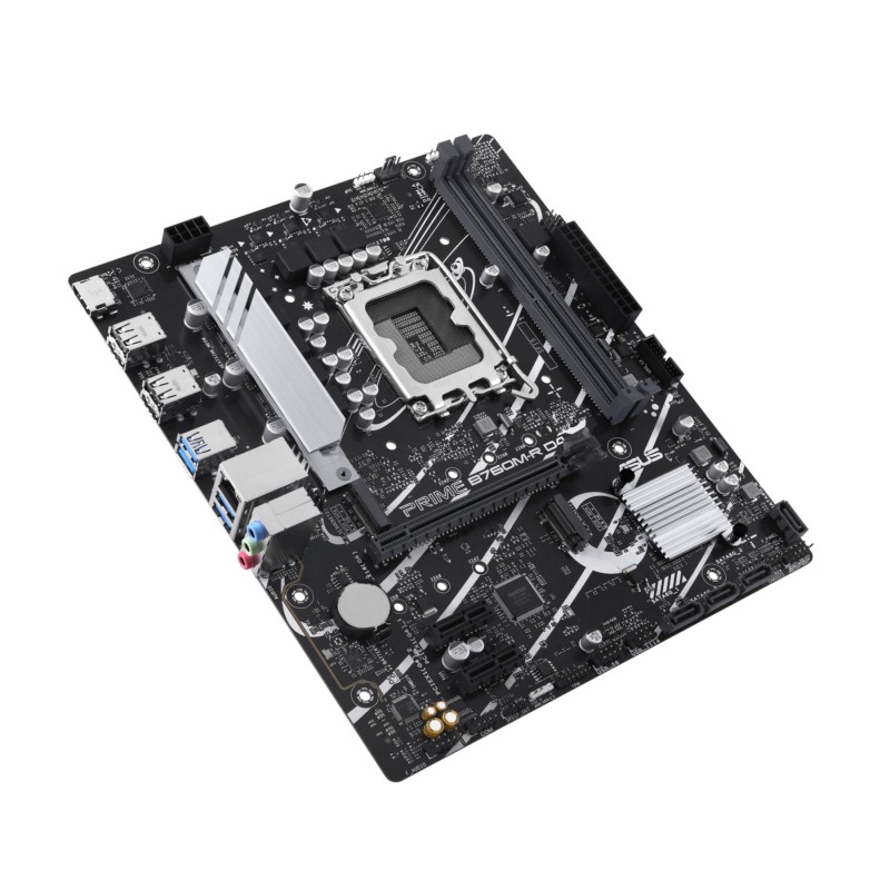 Buy ASUS Prime B760M-R D4 - LGA1700 Micro-ATX Motherboard - Intel B760, DDR4, Up... in Cyprus, Nicosia, Limassol, Larnaka, Pafos