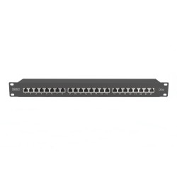 Buy DIGITUS Patchpanel 1HE 24-Port Cat6a Shielded Black - 1U Rack-Mount RJ-45 Pa... in Cyprus, Nicosia, Limassol, Larnaka, Pafos
