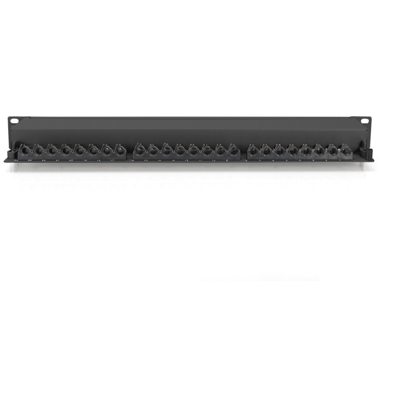 DIGITUS Patchpanel 1HE 24-Port Cat6a Shielded Black - 1U Rack-Mount RJ-45 Patch Panel — Buy in Cyprus with Fast Delivery