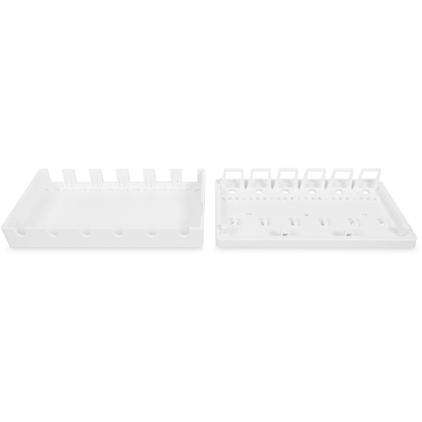 DIGITUS Keystone Jack 6-Port Housing - White Surface-Mount Box — Buy in Cyprus with Fast Delivery