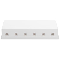 DIGITUS Keystone Jack 6-Port Housing - White Surface-Mount Box — Buy in Cyprus with Fast Delivery