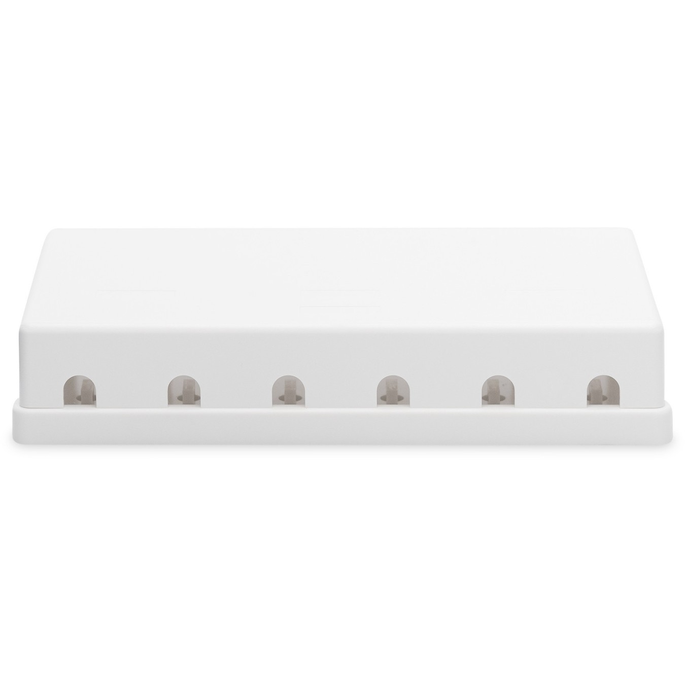 DIGITUS Keystone Jack 6-Port Housing - White Surface-Mount Box — Buy in Cyprus with Fast Delivery